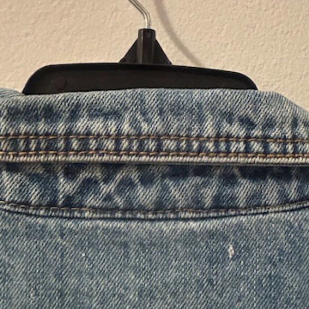 One Teaspoon Malibu Ocean Blue Button Cotton Denim Fitted Mini Dress NWT - Picture 10 of 16